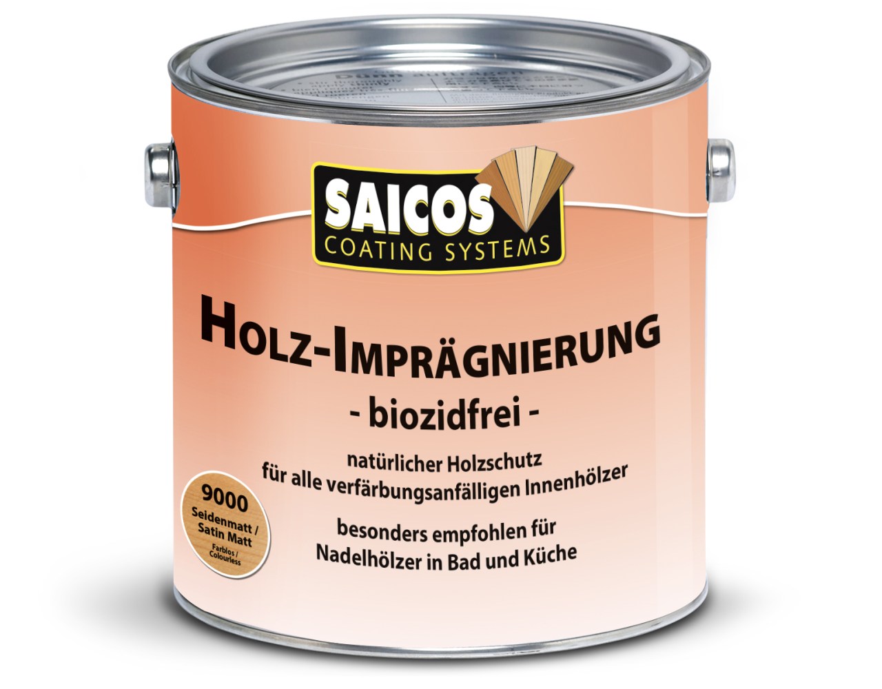 Saicos Holz-Imprägnierung Biozidfrei, 2,5 l
