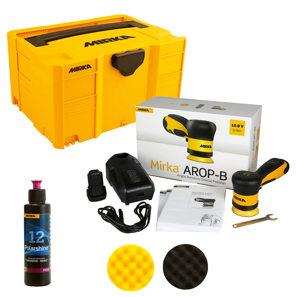 Mirka Akku Polier-Set, AR0P-B,  Ø 77 mm