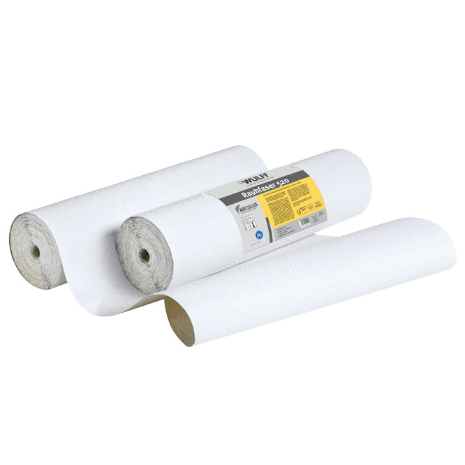 Arculux® Rauhfaser 520, Weiß, 33,5 x 0,53 m