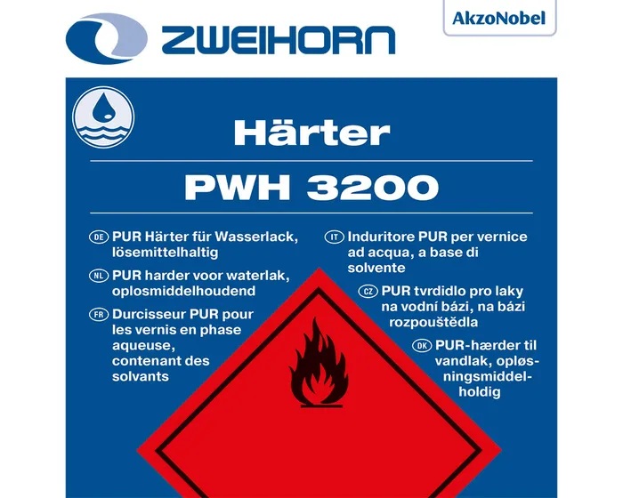 Zweihorn PUR-Wasserlackhärter PWH 3200, 12,5 l