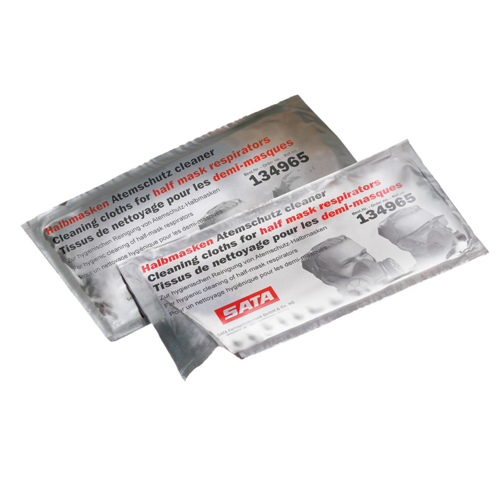 SATA Halbmasken-Atemschutzcleaner, 10er Pack