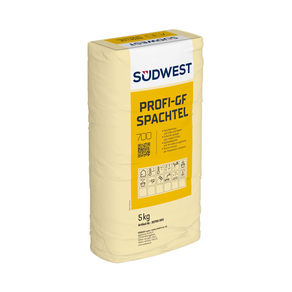 Südwest Profi-GF Spachtel Weiß, 15 kg