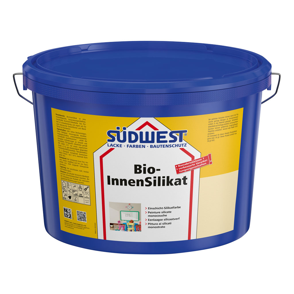 Südwest Bio-InnenSilikat, 9110 Weiß, Stumpfmatt, 12,5 l