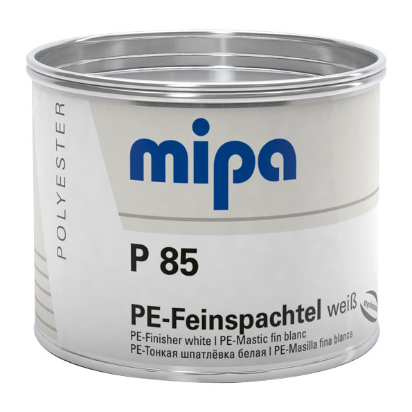 Mipa Feinspachtel P 85, Styrolreduziert, Hochweiß, 250 g