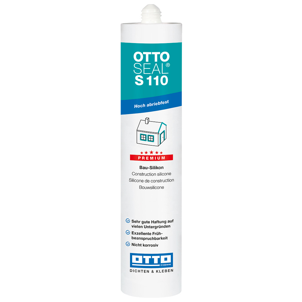 OTTOSEAL Premium Bau-Silikon S 110, Hellbraun, 310 ml