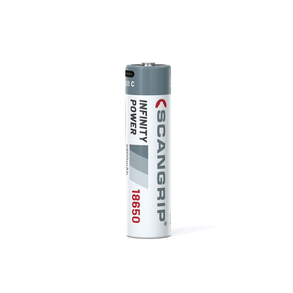 Scangrip Akku USB-C, Ø 19 x 71 mm