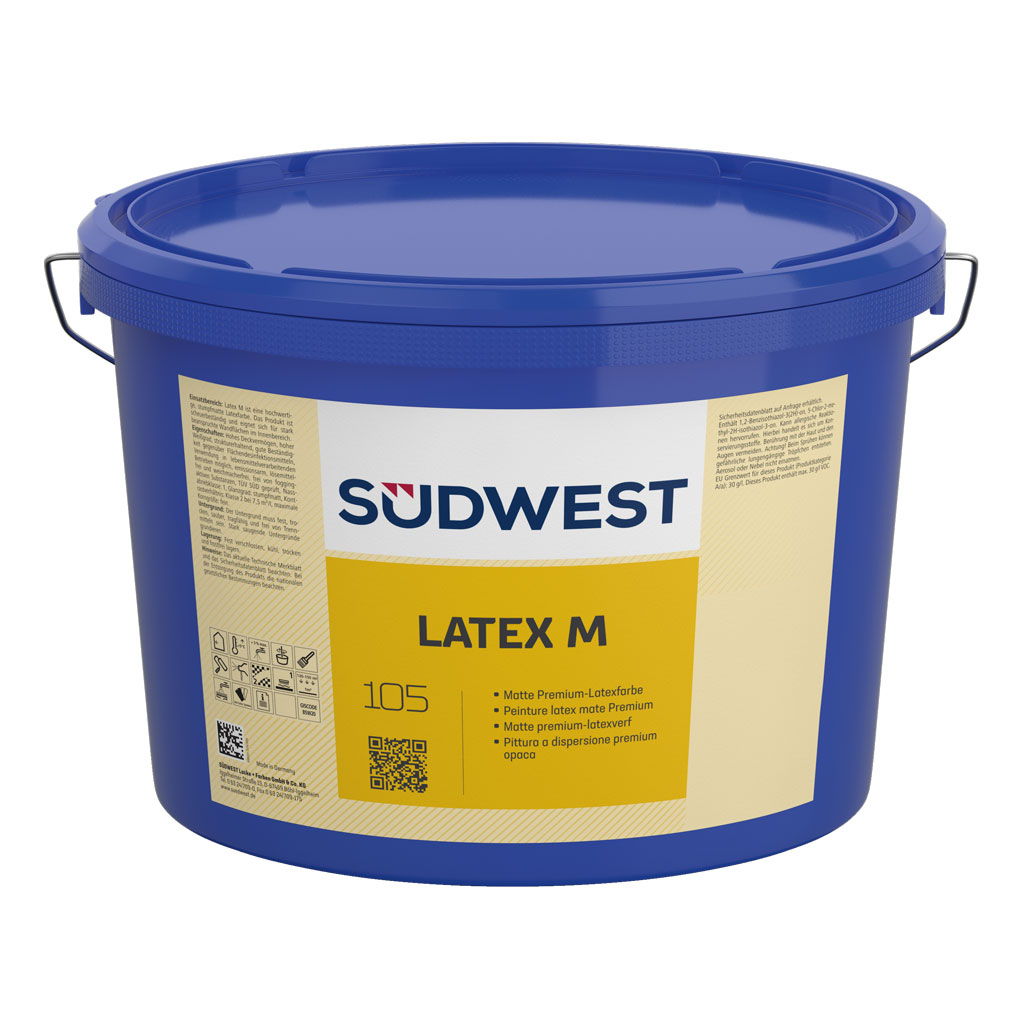 Südwest Latex M, Weiß, 5 l