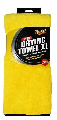 Meguiars Trockentuch Supreme Microfibre Drying Towel, Gelb, 55 x 85 c
