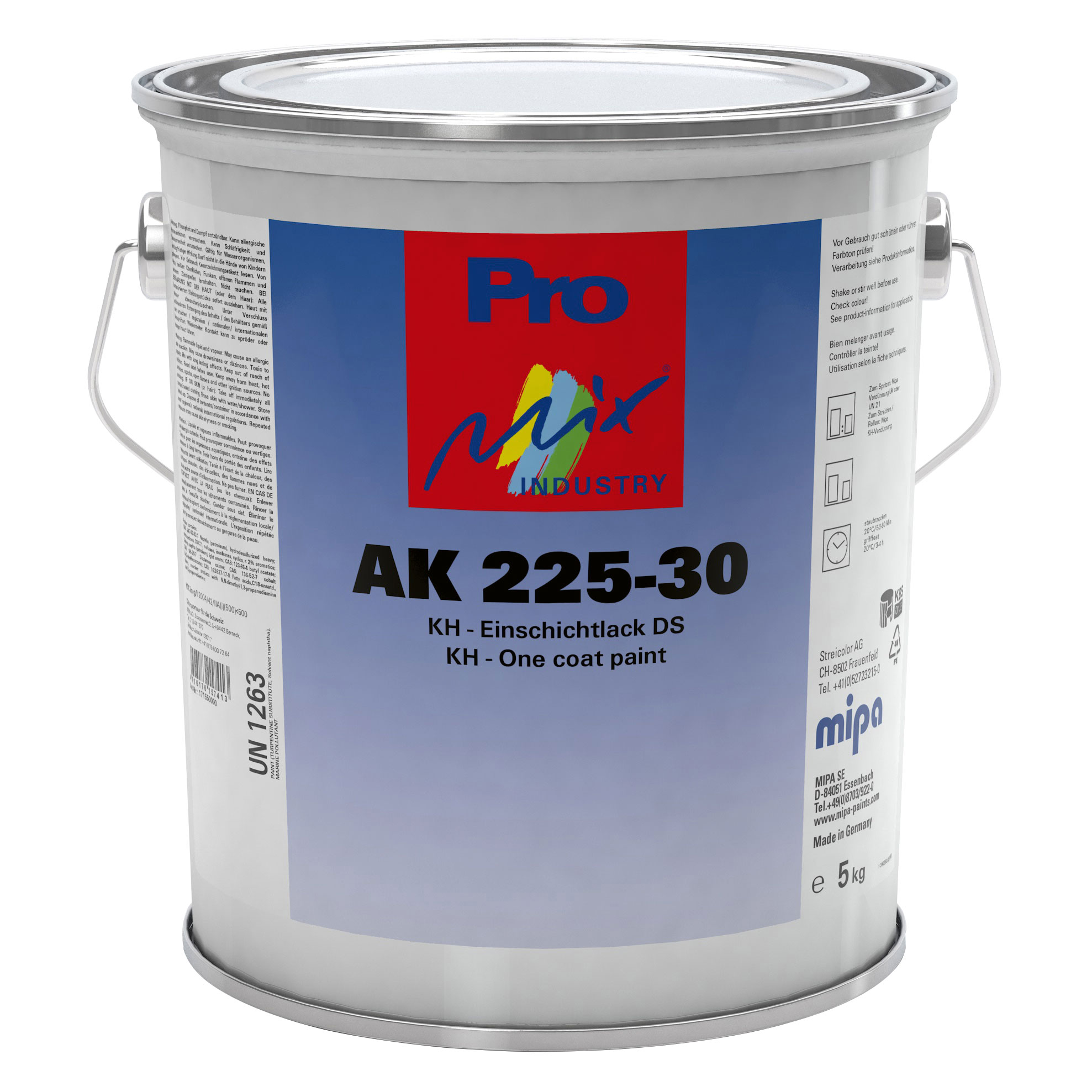 Mipa AK 225-30 KH-Einschichtlack DS Seidenmatt, 20 kg Mipa AK 225-30 KH-Einschichtlack DS Seidenmatt, 20 kg