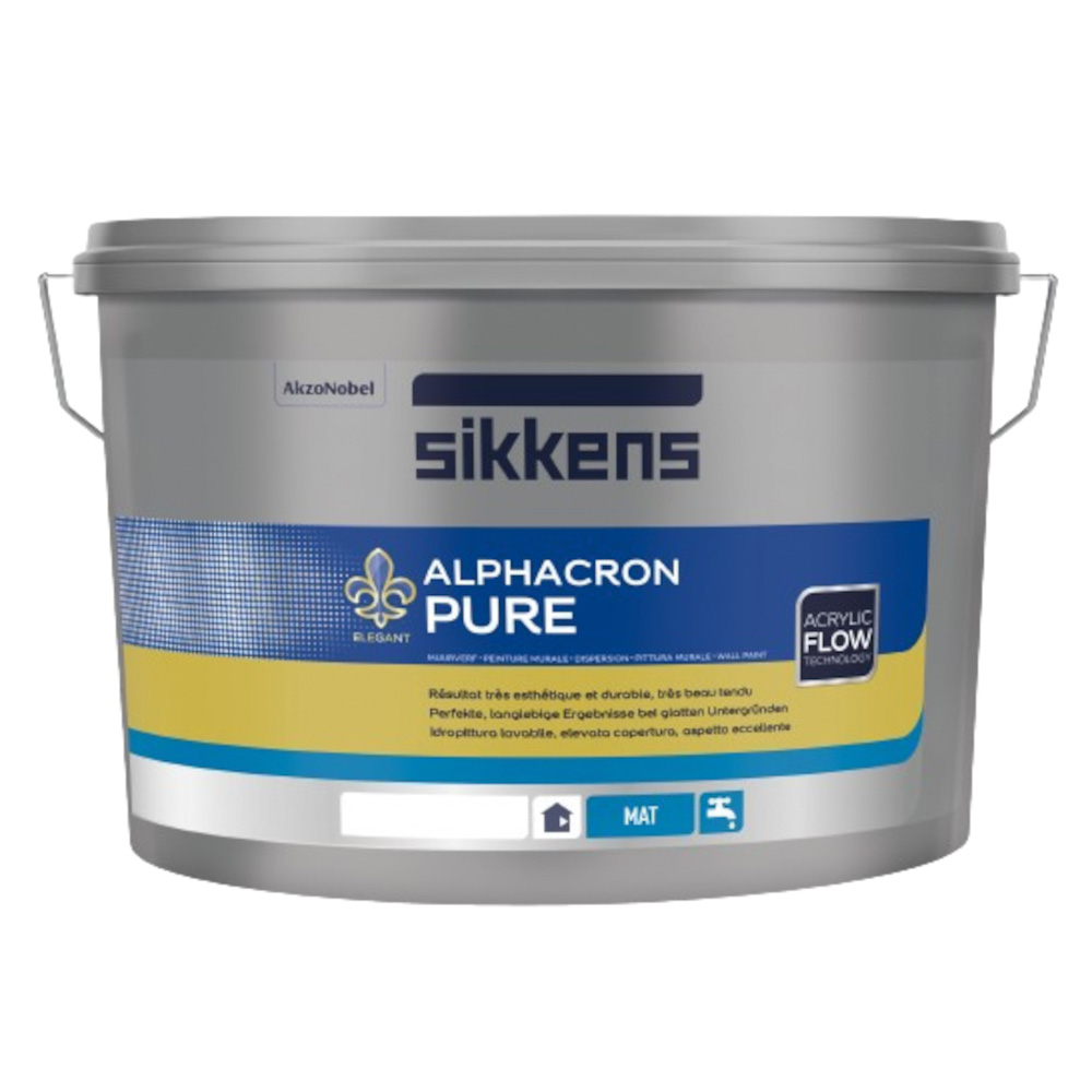 Sikkens Wandfarbe Alphacron Pure, Basis N00, 930 ml