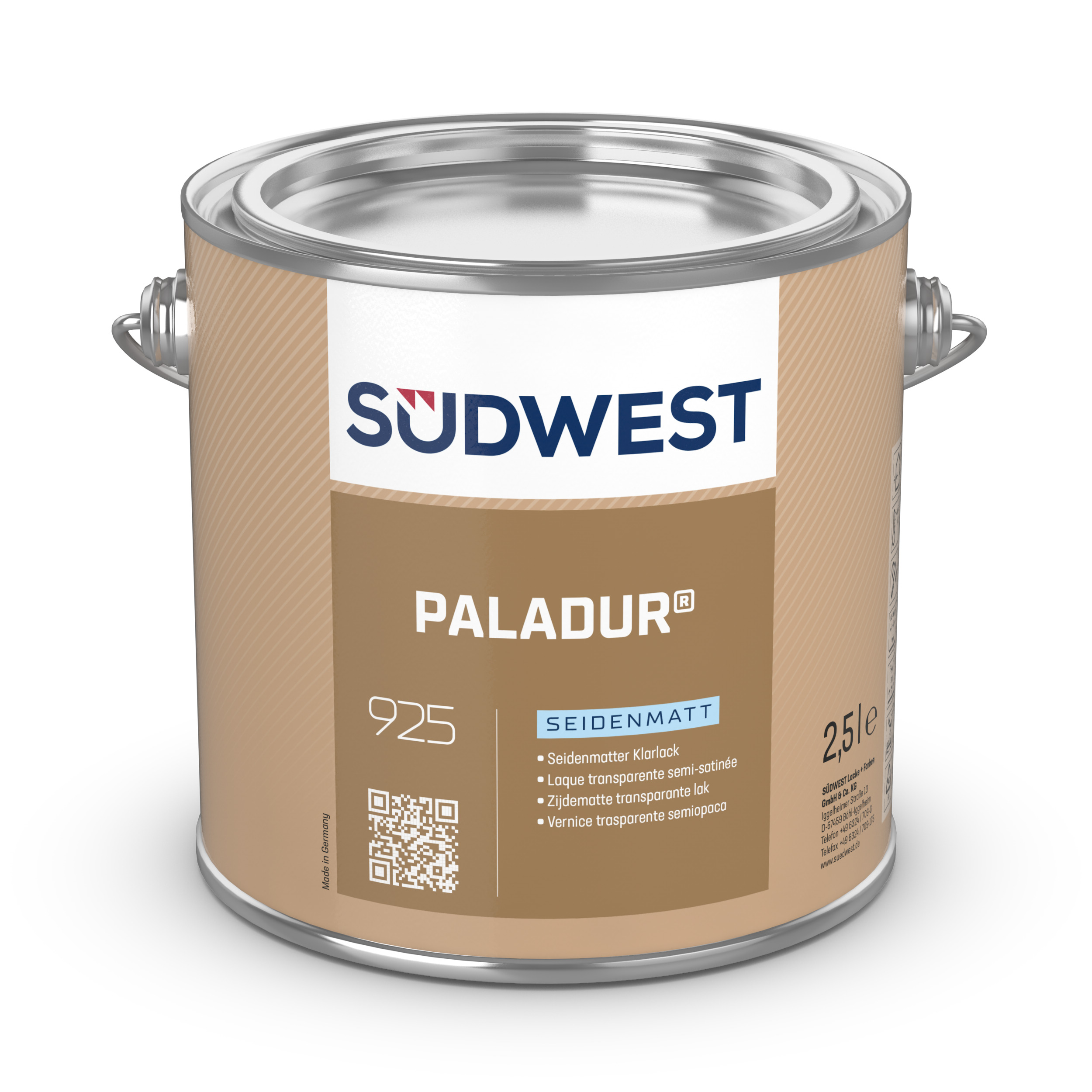 Südwest Paladur, 0901 Farblos, Seidenmatt, 375 ml