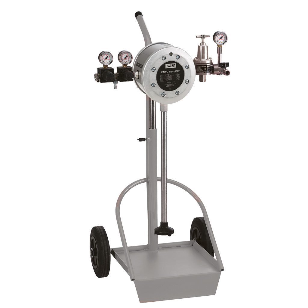 SATA vario top spray F mit Doppelmembran-Pumpe