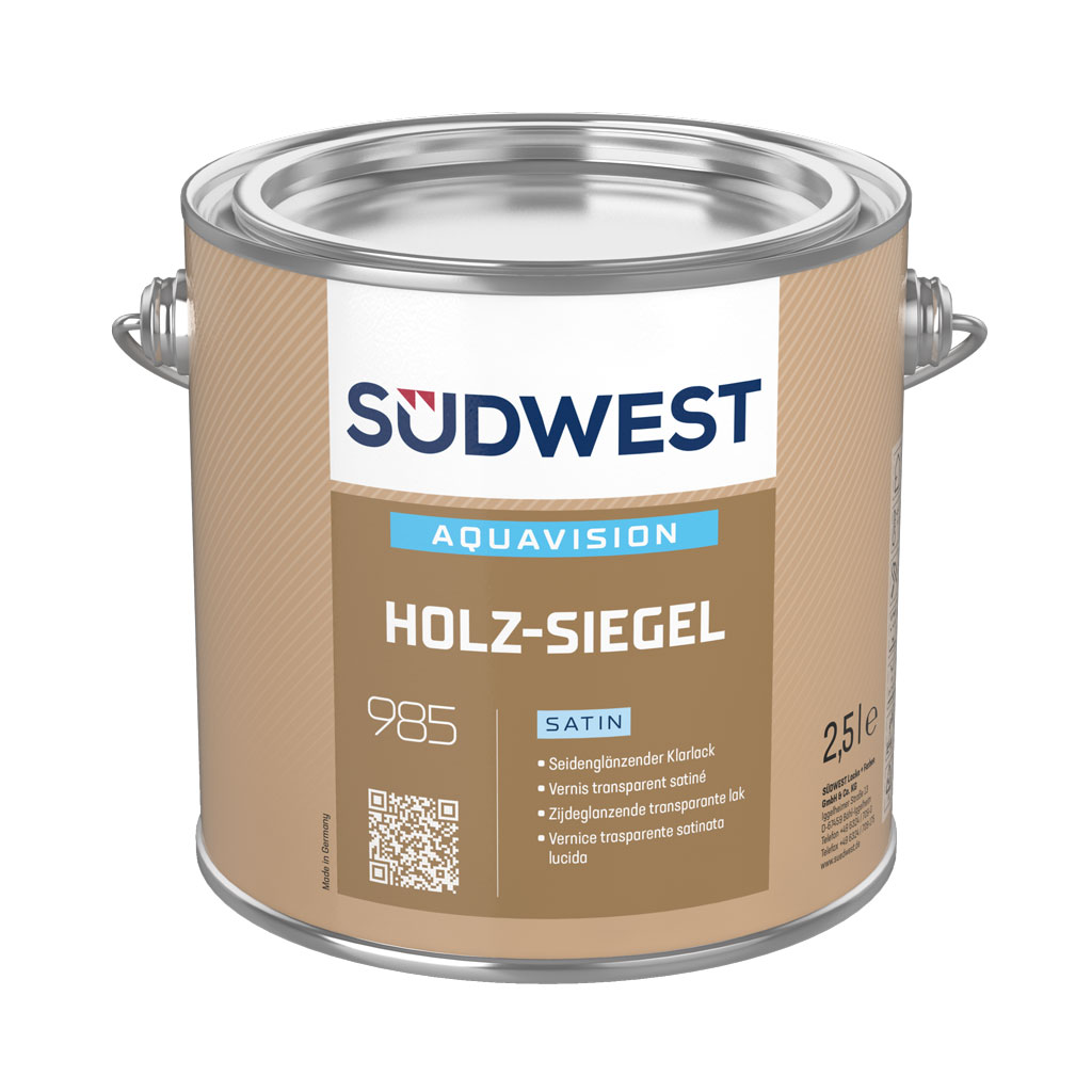 Südwest AquaVision Holz-Siegel, satin, 2,5 l