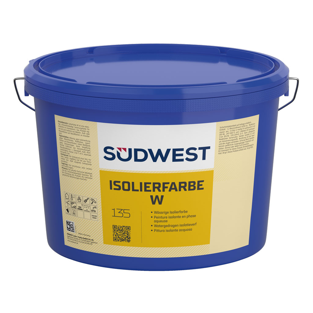 Südwest Isolierfarbe W, Weiß, 12,5 l