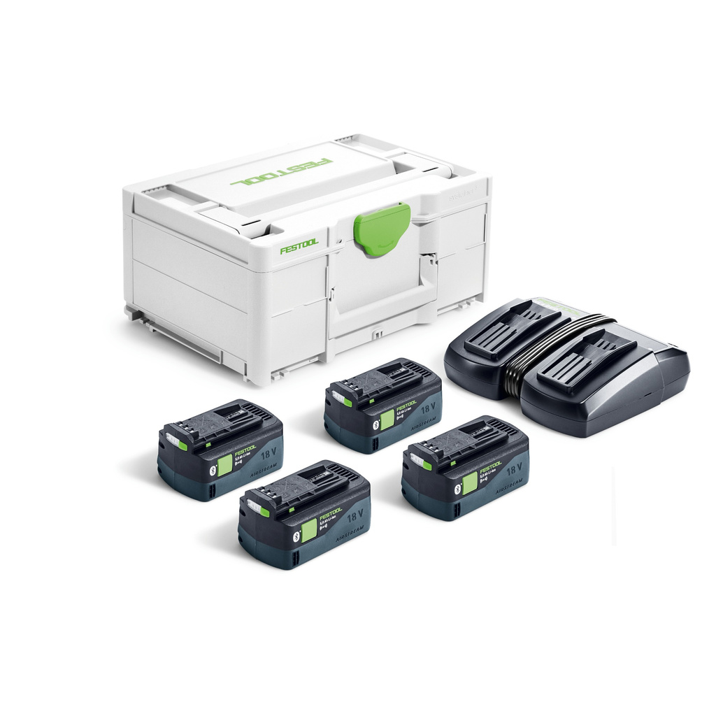 Festool Energie-Set SYS 18V 4 x 5,0/ TCL6DUO
