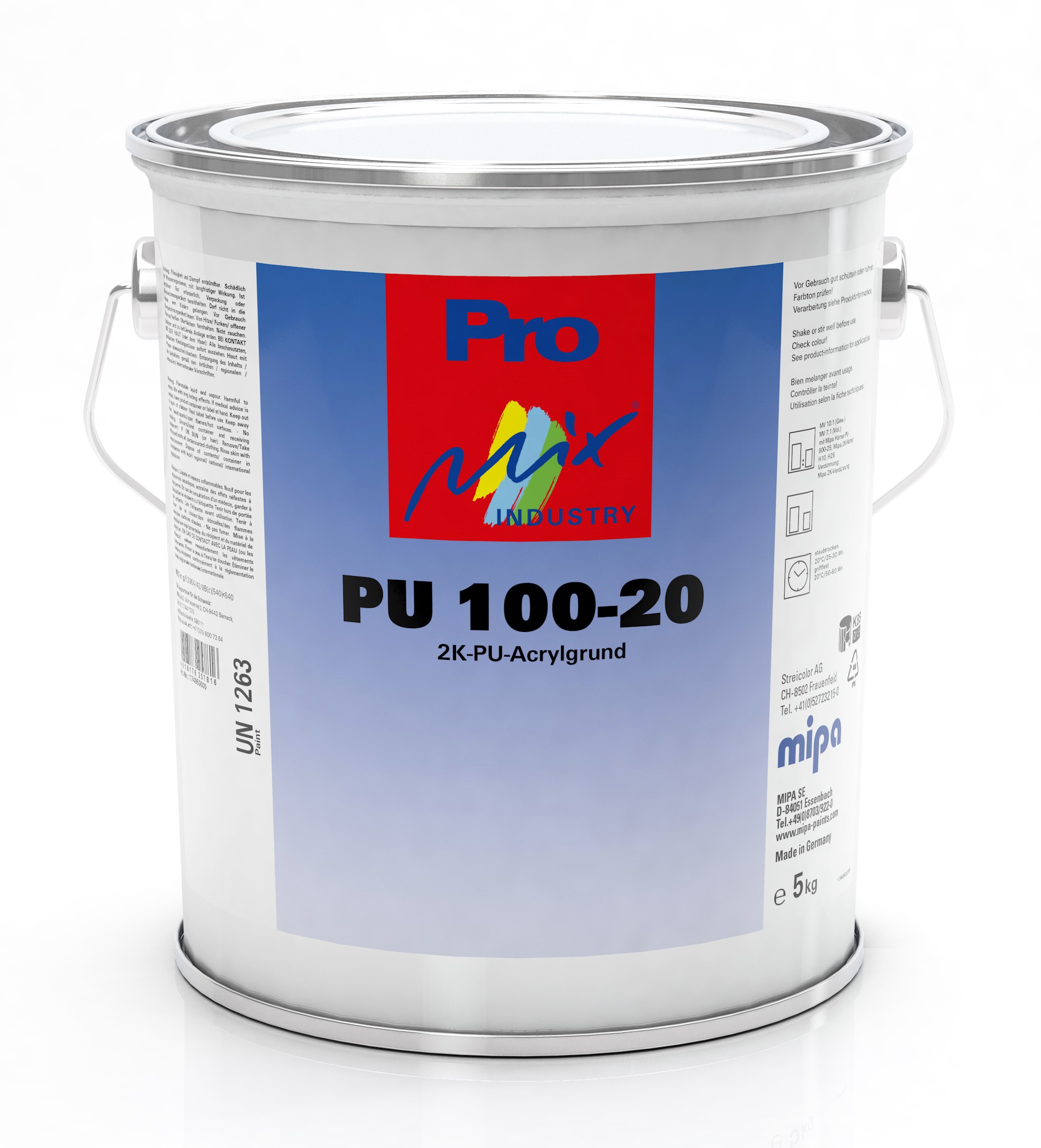 Mipa PU 100-20 2K-PU-Acrylgrund, 20 kg