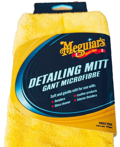 Meguiars Pflegehandschuh Detailing Mitt, Gelb
