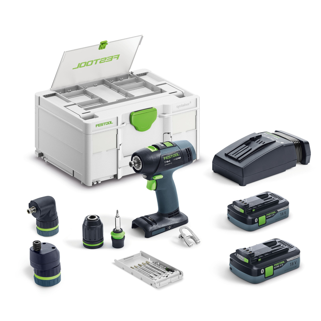 Festool Akku-Bohrschrauber T18 + 3 HPC4,0 I-Set