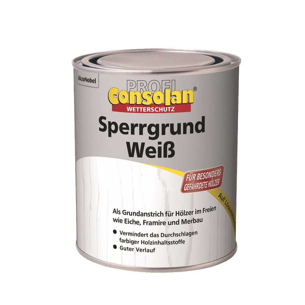 Consolan Sperrgrund Weiß, 2,5 l