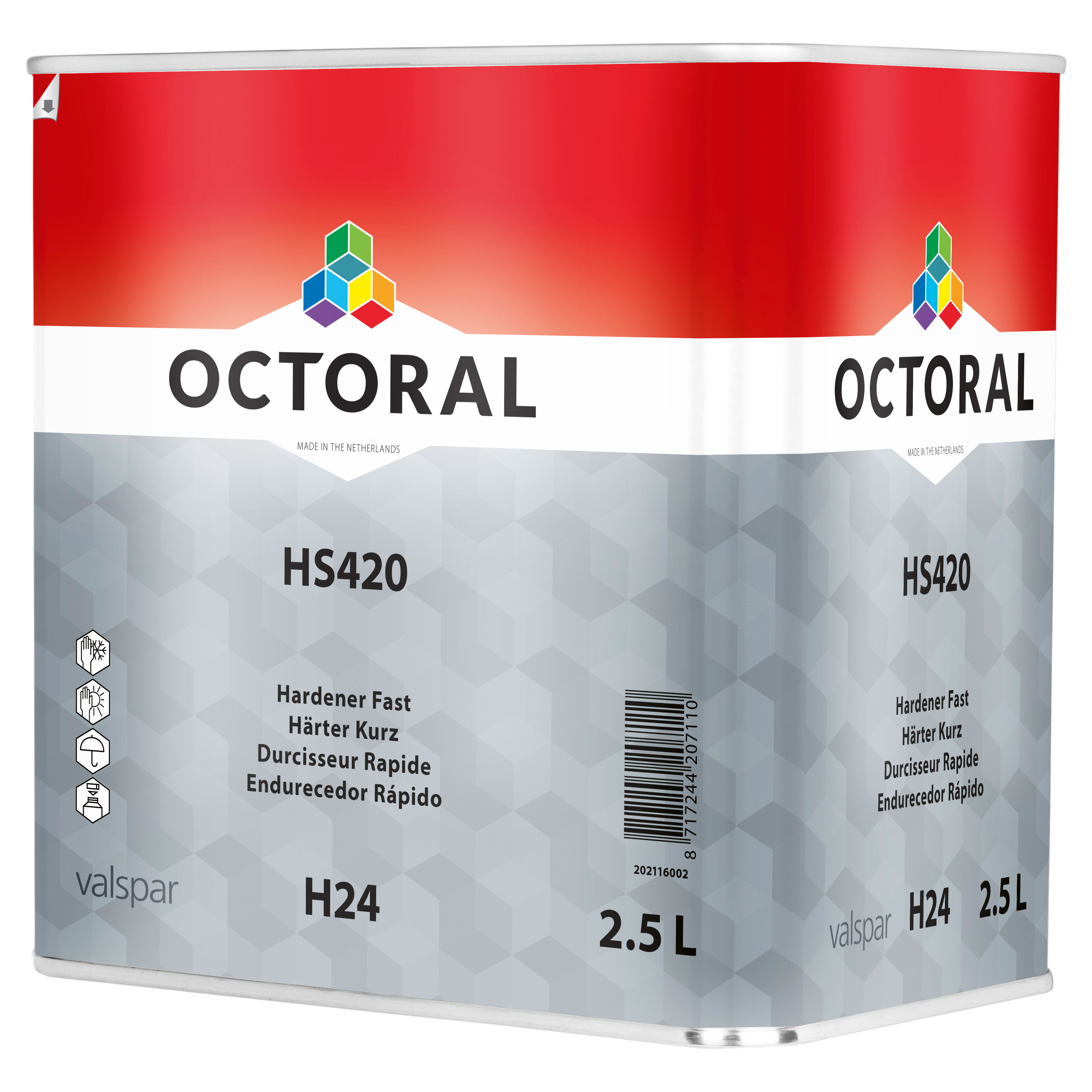 Octoral HS420 Härter Kurz, 2,5 l
