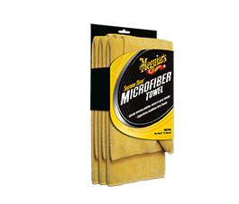 Meguiar´s Microfasertuch, 3er Pack, Gelb, 30,5 x 8,26 cm