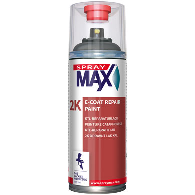 Kwasny SprayMax 2K KTL Reparaturlack, Schwarz, 400 ml