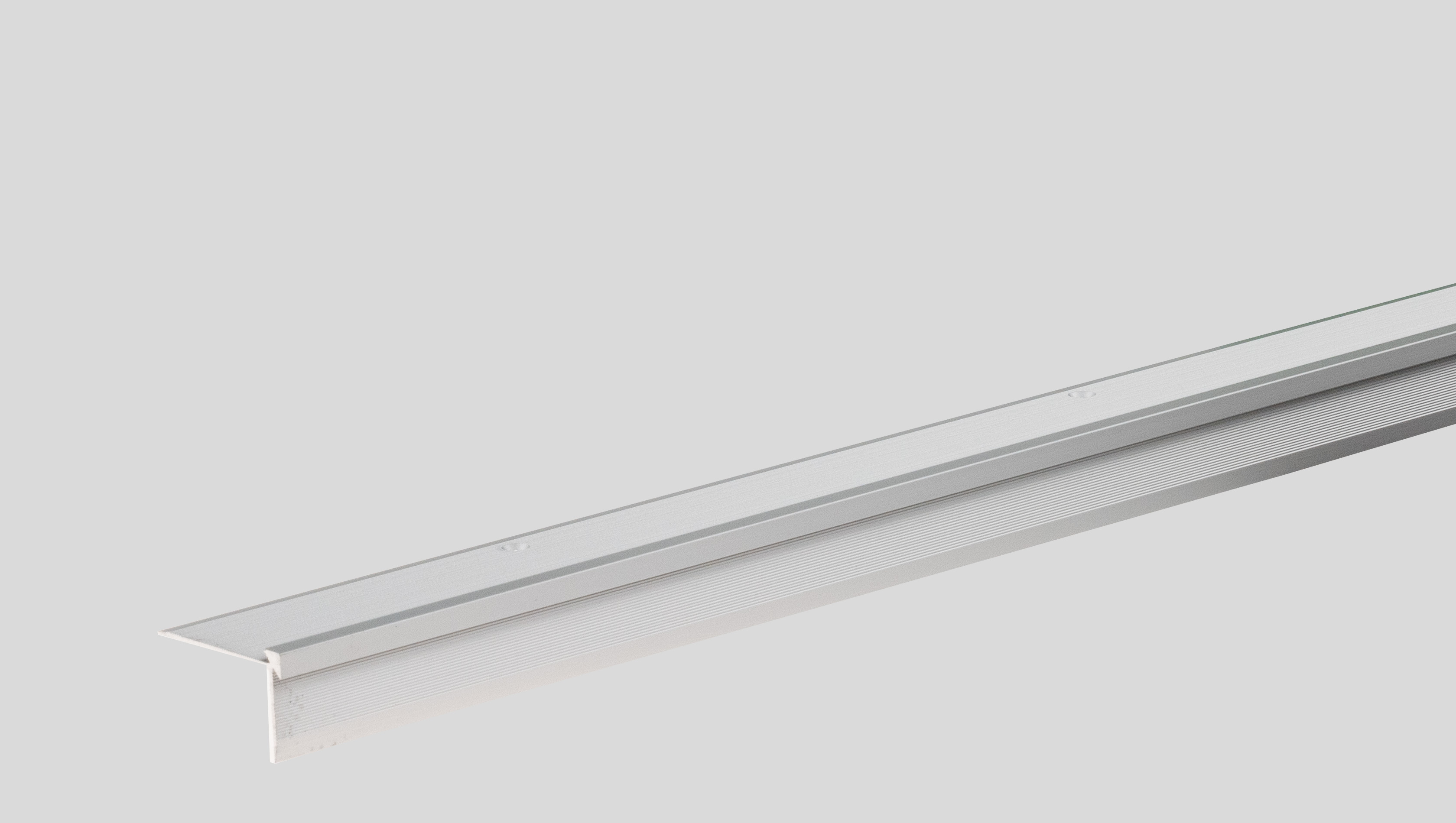 Repac Treppenkanten Einschubprofil, Silber, 3 x 46/26 mm x 250 cm