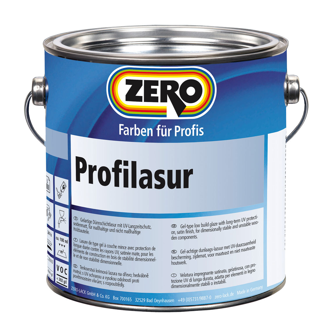 ZERO-LACK Profilasur, Kiefer, 2,5 l
