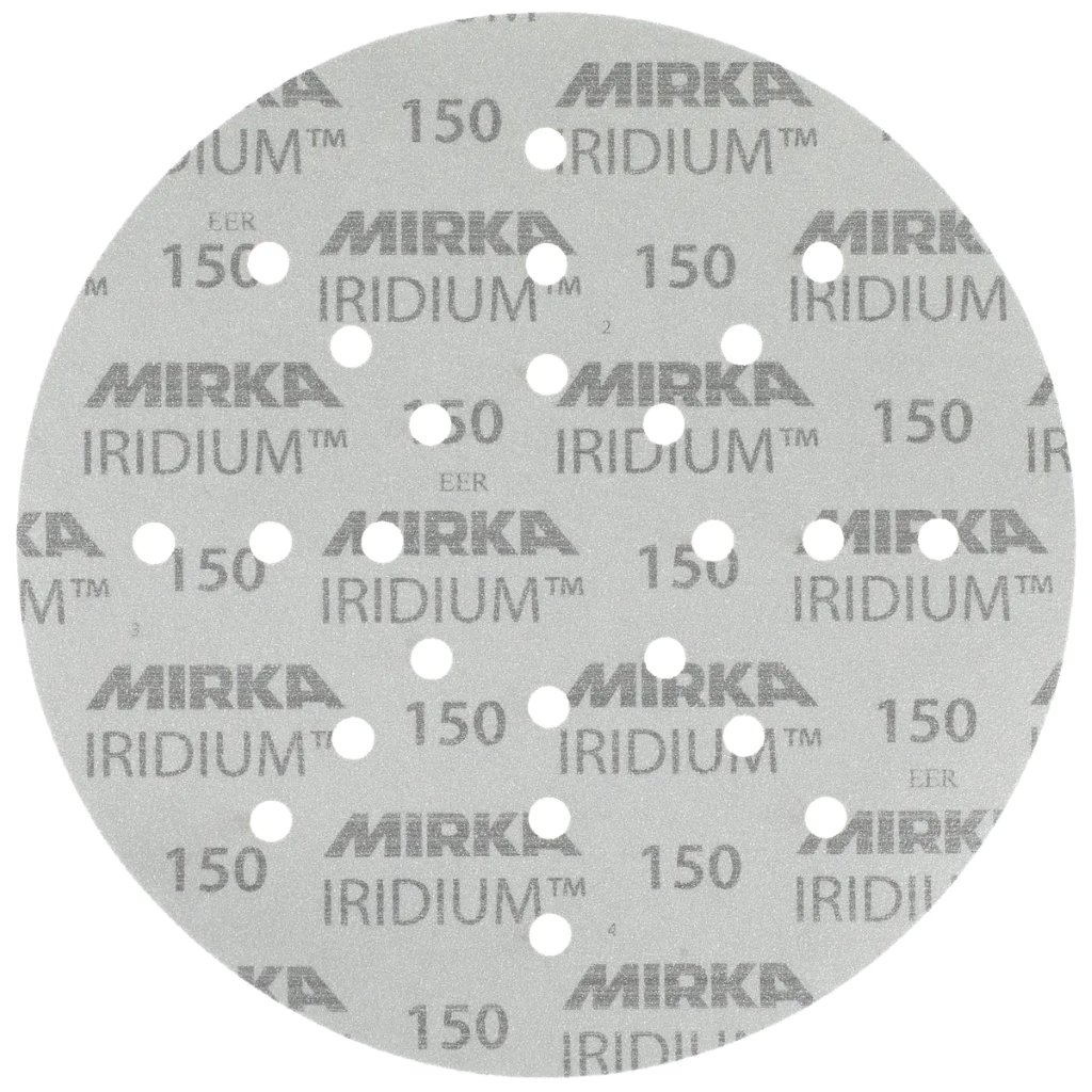 Mirka Schleifscheibe IRIDIUM Grip, 24- Loch, 80, Ø 225 mm