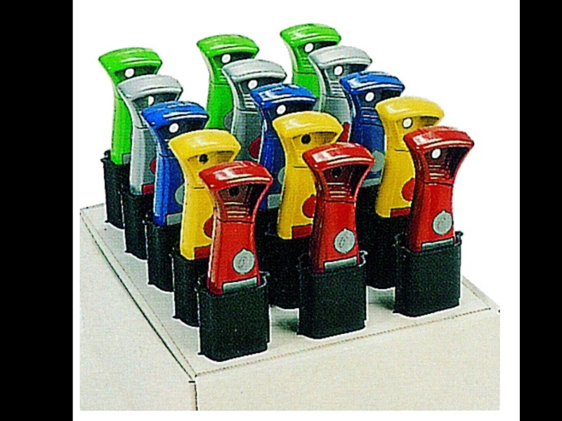 Janser Verkaufsdisplay Sicherheitsmesser Harlekin