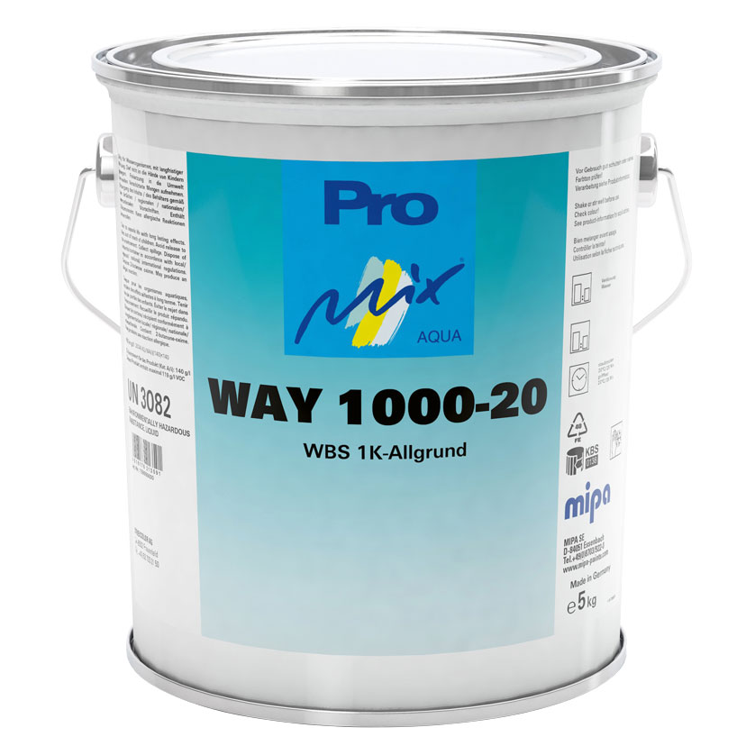 Mipa WBS 1K-Allgrund WAY 1000-20, RAL 7021, 20 kg