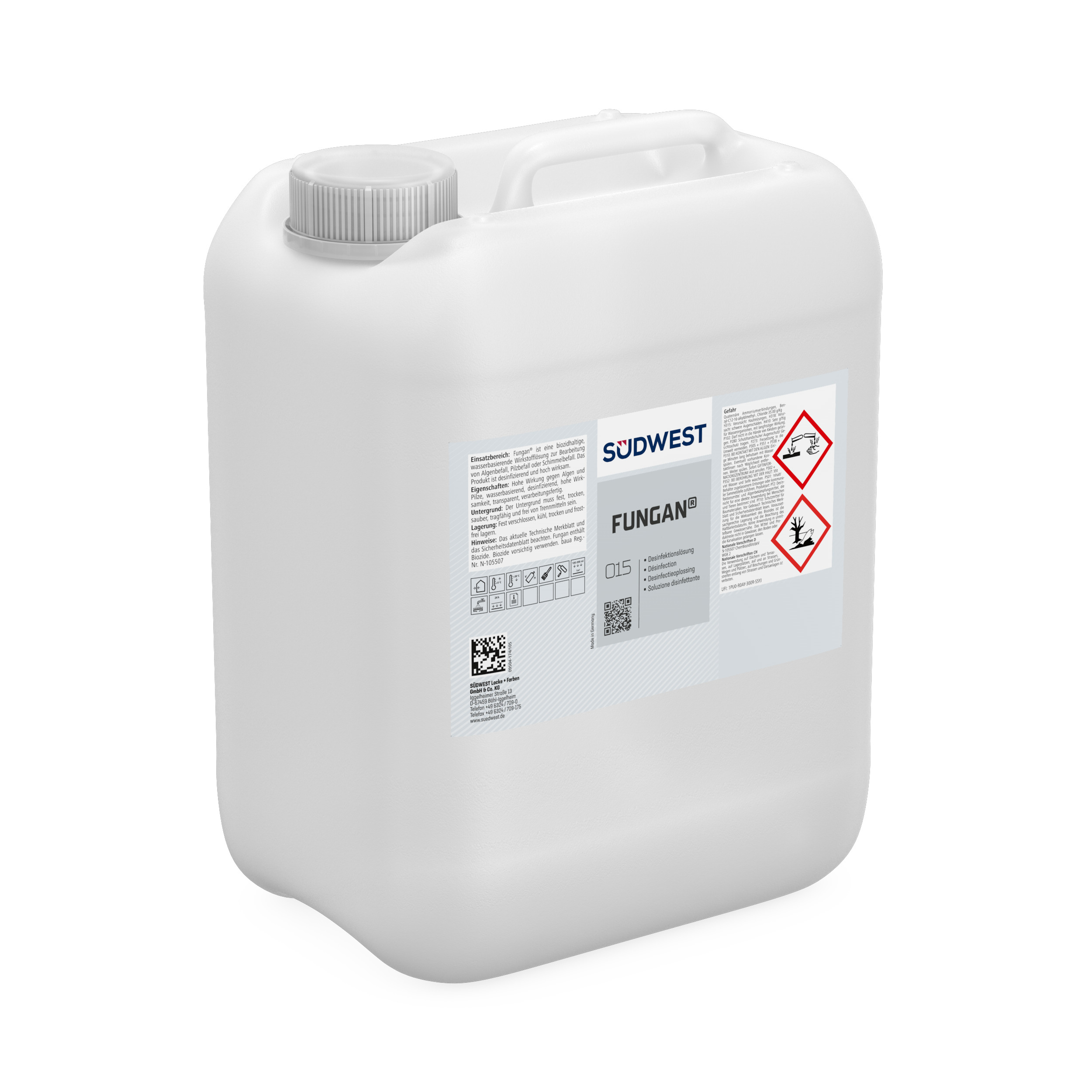 Südwest Reinigungskonzentrat Fungan, 5 l