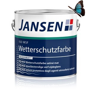 Jansen ISO-WSF Wetterschutzfarbe, Weiß, 2,5 l