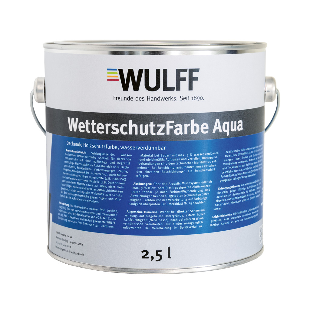 Arculux® WetterschutzFarbe Aqua, Weiß