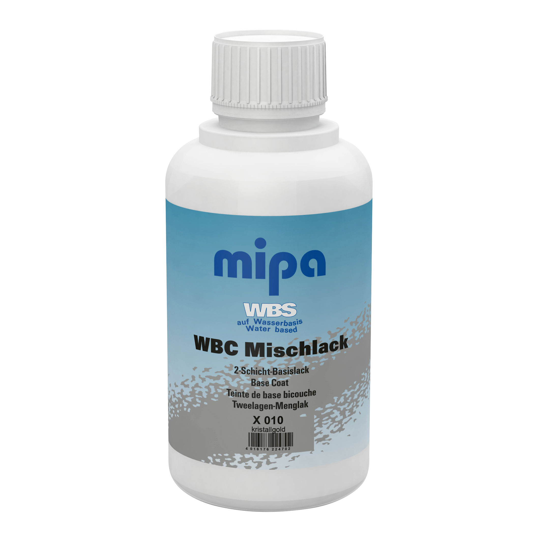 Mipa WBC Xirallic Mischlack X010, Kristallgold, 0,5 l