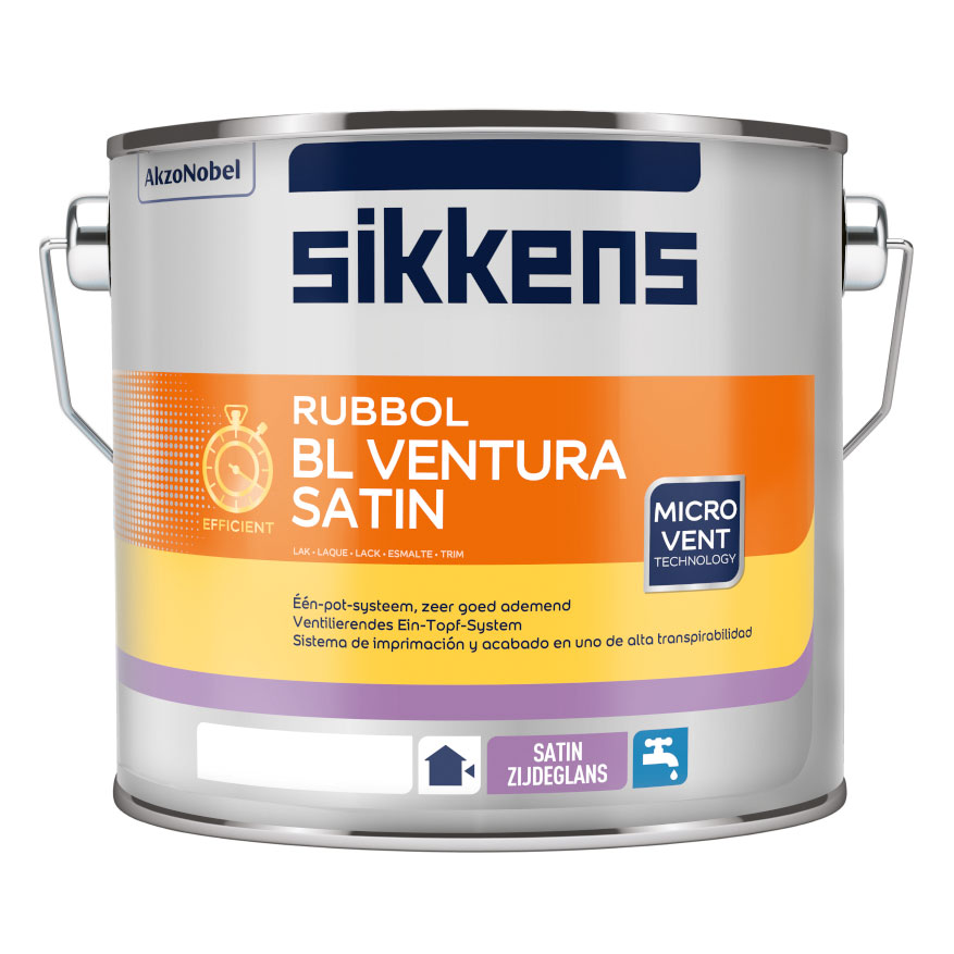 Sikkens Ventilacke Rubbol BL Ventura Satin, Weiss, 1 l Sikkens Ventilacke Rubbol BL Ventura Satin, Weiss, 1 l
