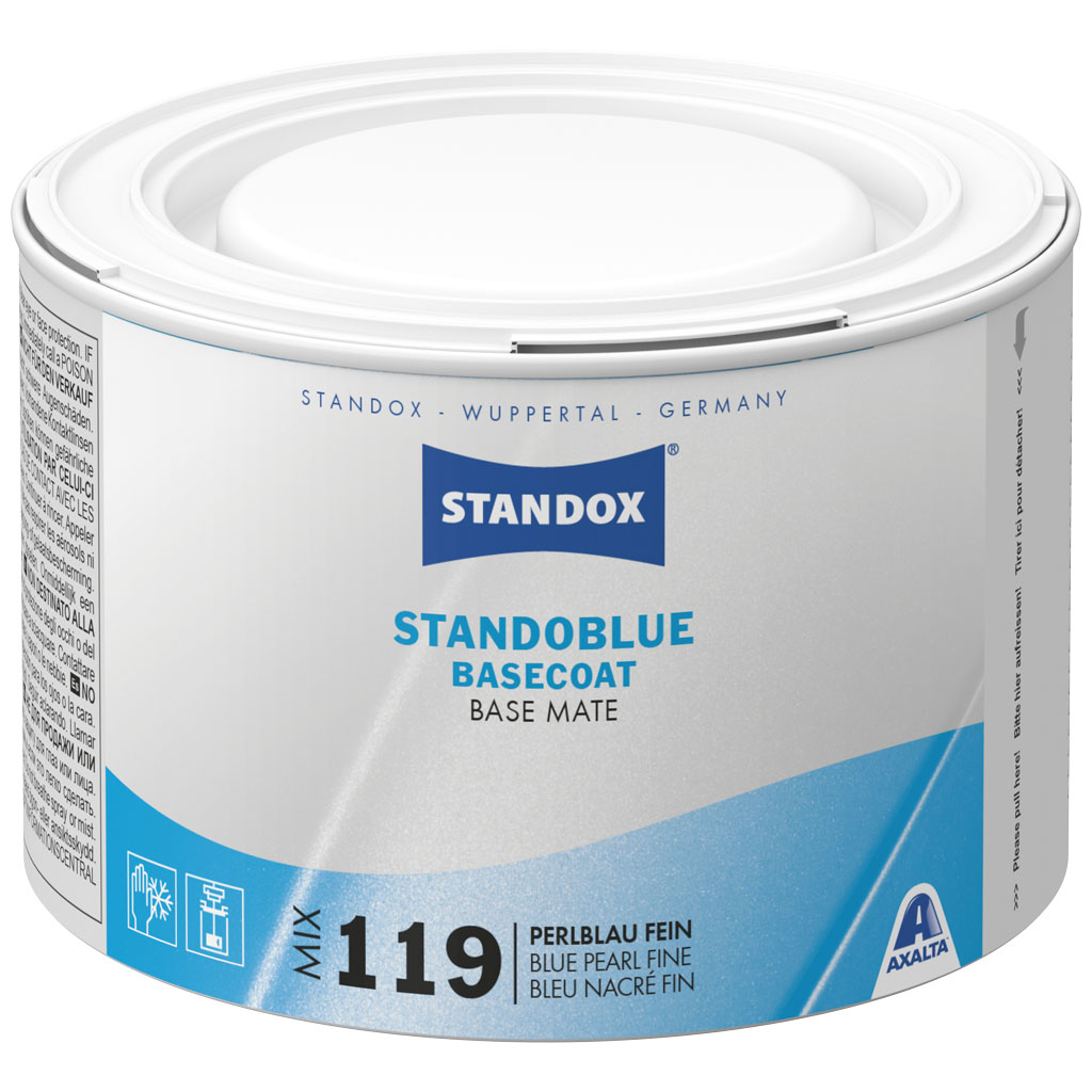 Standoblue Basecoat Mix 119 Perlblau Fein