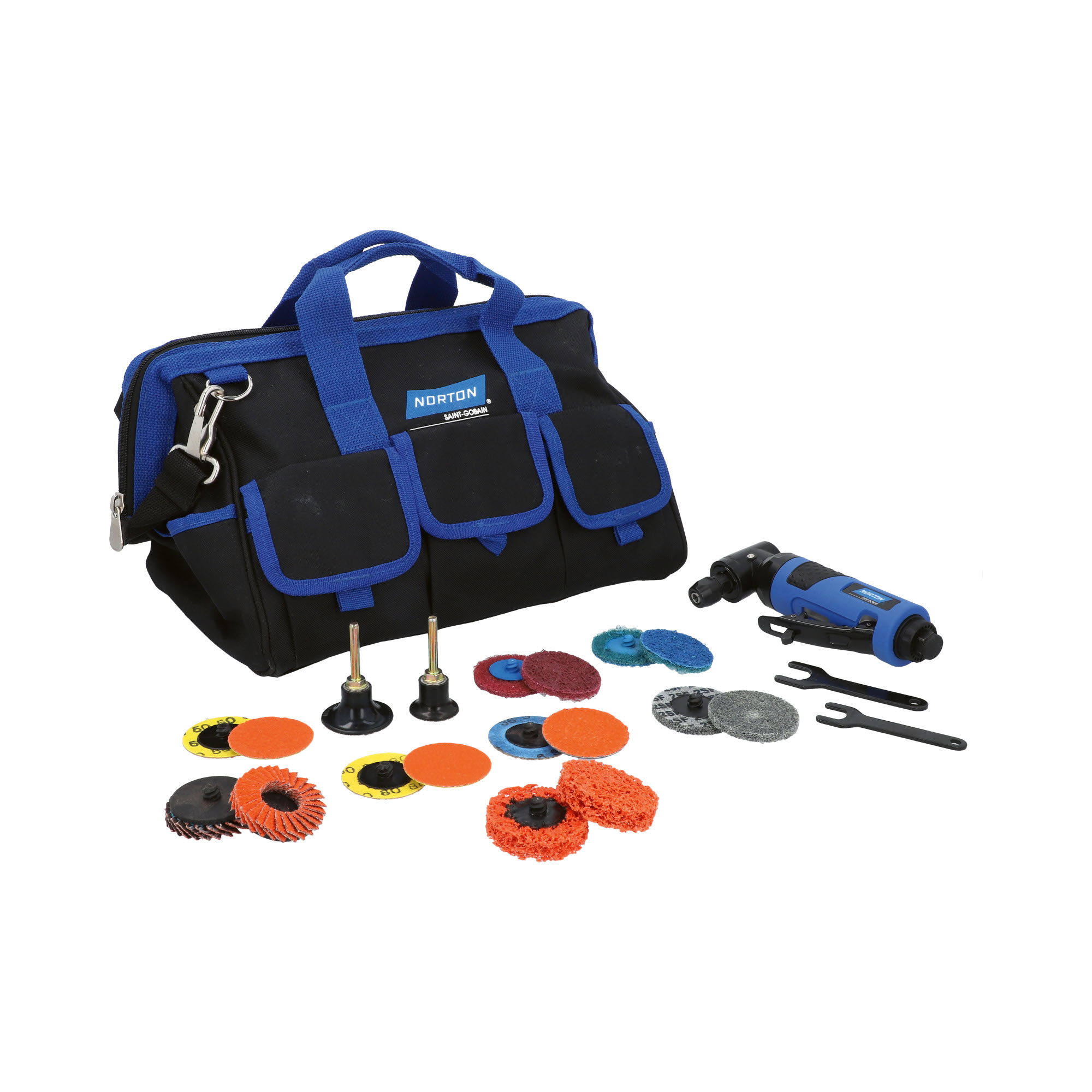 Norton Mini-Winkel-Stabschleifer Profi-Set
