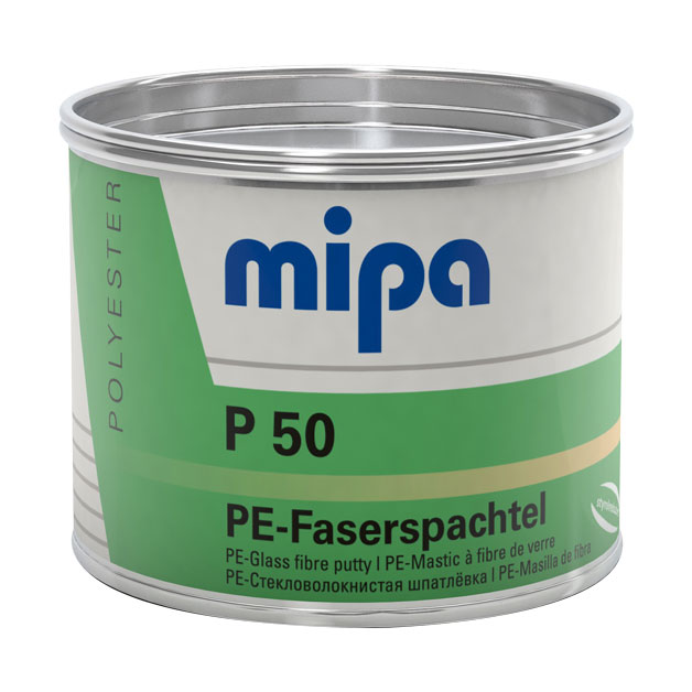 Mipa Faserspachtel P 50, Styrolreduziert, Hellgelb, 200 g