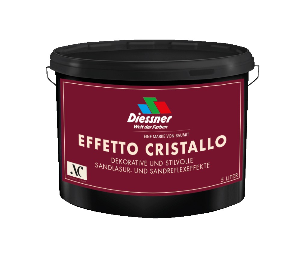 Diessner Artistic Color Gestaltungstechnik Effetto Cristallo, 5 l
