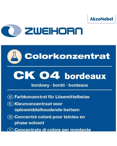 Zweihorn Colorkonzentrat, Bordeaux CK 04, 500 ml