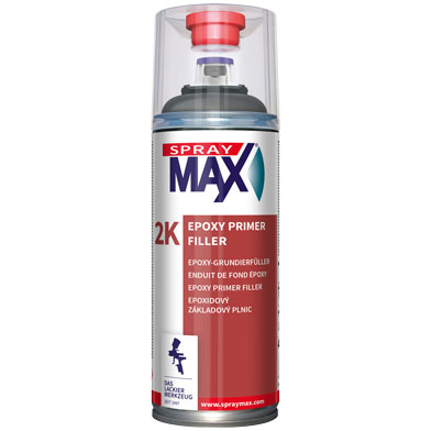 Kwasny Spraymax 2K Epoxy Grundierfüller, Schwarz, 400 ml