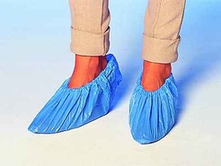 Witte Überziehschuh, Blau, 40 my, 100er Pack