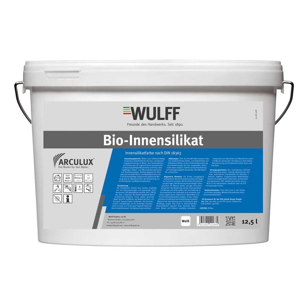 Arculux® Bio-Innensilikat, Weiß, 5 l