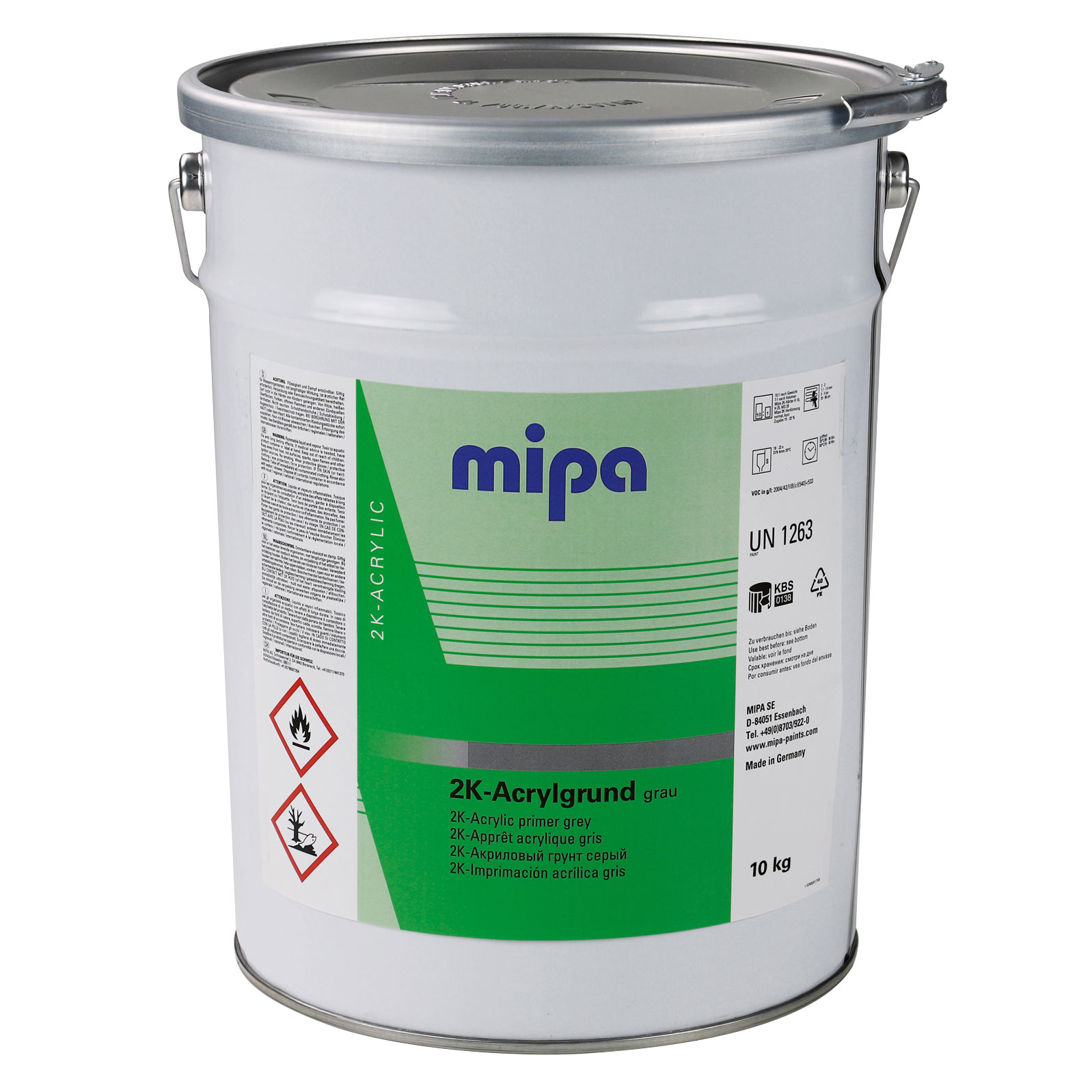 Mipa 2K Acrylgrund, Grau, 5 kg