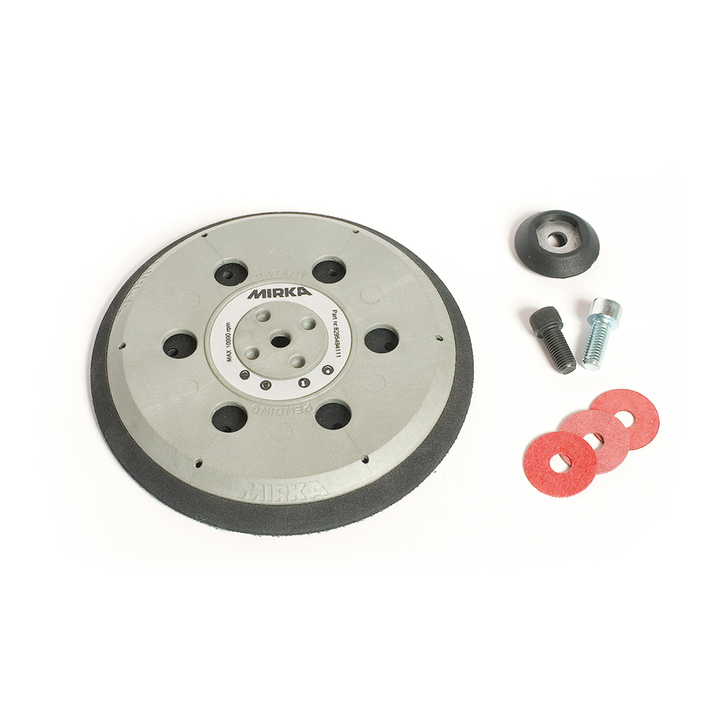 Mirka Schleifteller UNI Ø 150 mm 5/16+ M8 Grip, 61 Loch Medium