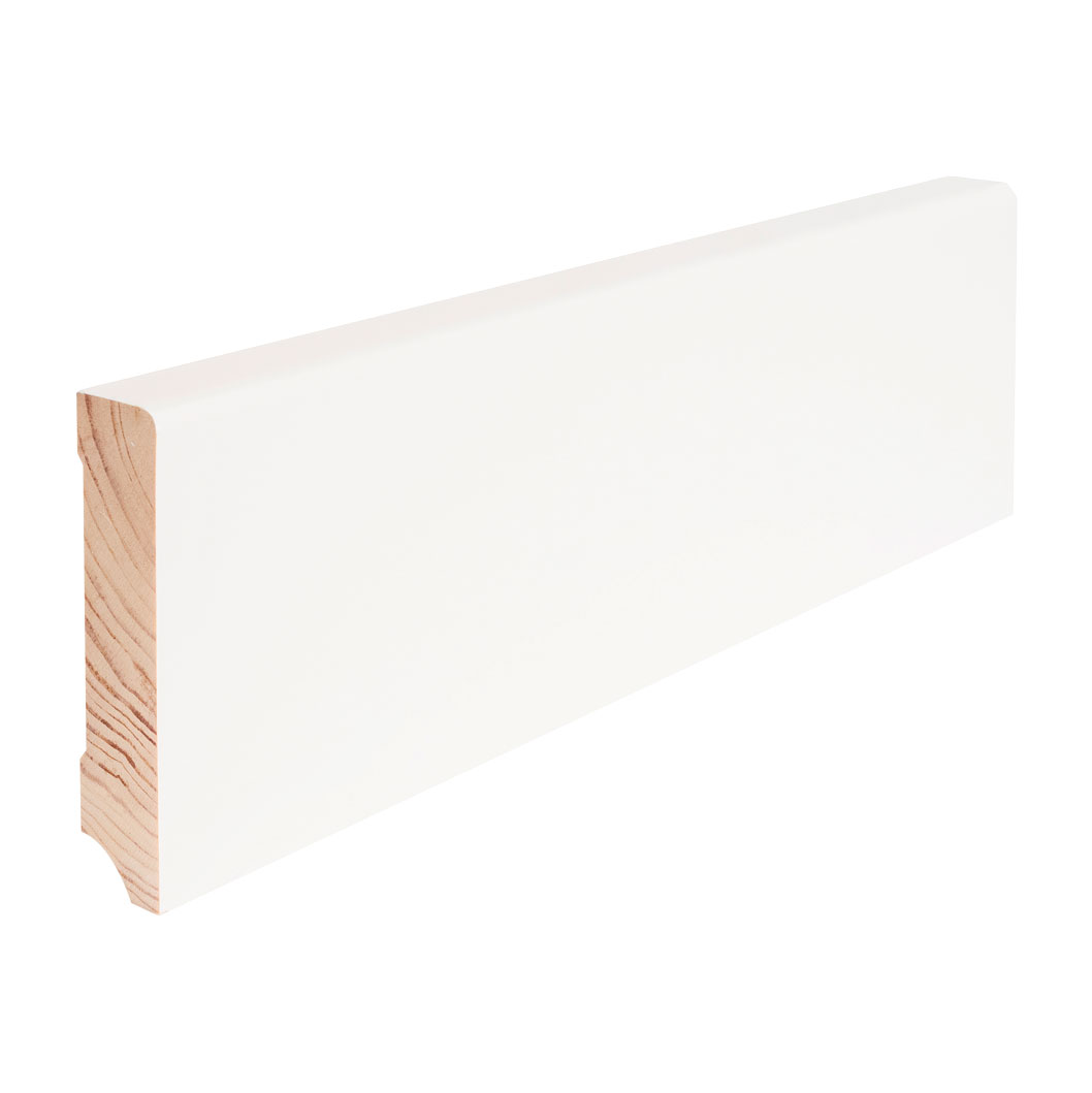 Hocotimder Sockelleiste Cube SB 632, Ral 9016, 16 x 80 x 2400 mm