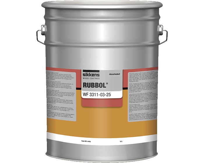 Sikkens 1K-Lack Rubbol WF 3311-03-25, Deckend, Seidenmatt, 18 l
