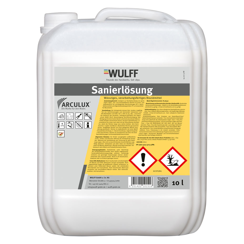Arculux Sanierlösung, Farblos, 10 l