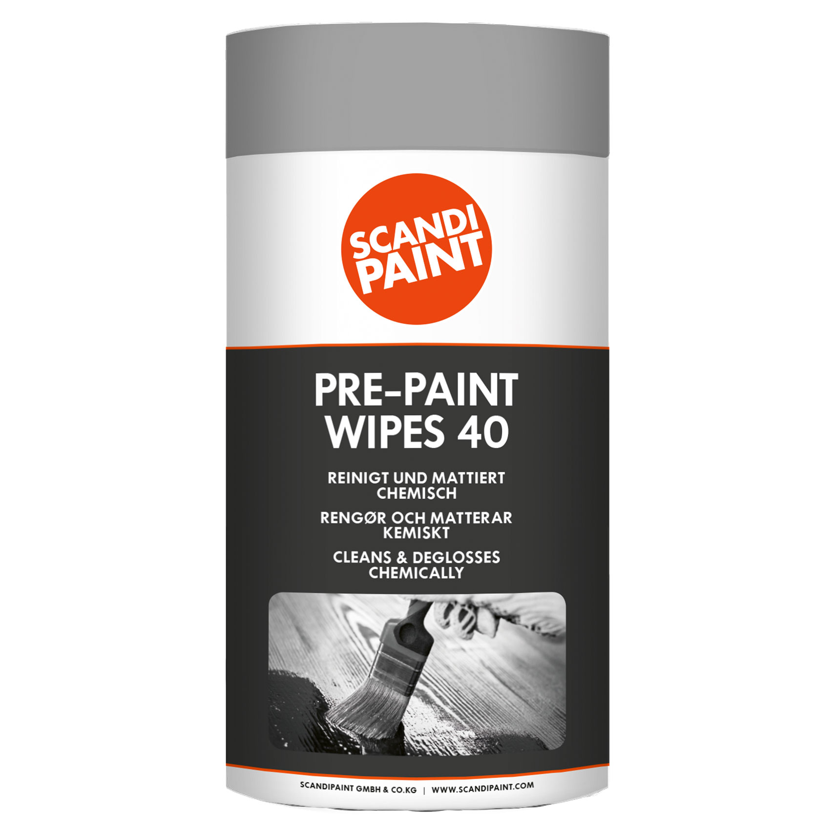 Scandipaint Pre-Paint Wipes, 40er Pack